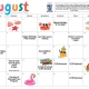 August Calendar of Events & School Supplies